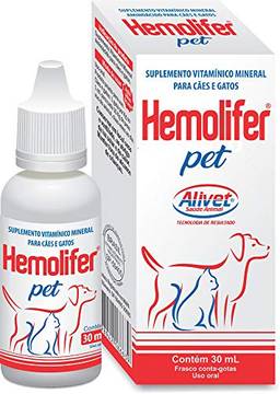 Hemolifer Pet Alivet para Cães