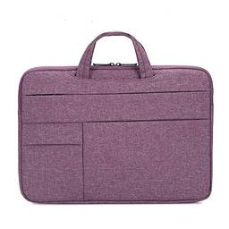 Zwbfu Bolsa portátil para laptop de 15,6 polegadas, impermeável, roxo