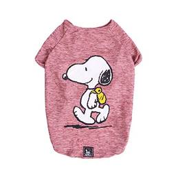 Roupinha para cães - Camiseta de inverno para cachorro Snoopy Back Pack Hike ZooZ Pets Vinho G