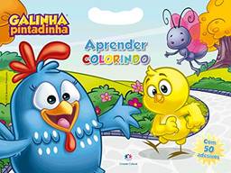 Galinha Pintadinha - Aprender colorindo: Com 50 adesivos