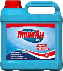 Algicida Choque para Piscinas HCL Hidroall-5 Litros