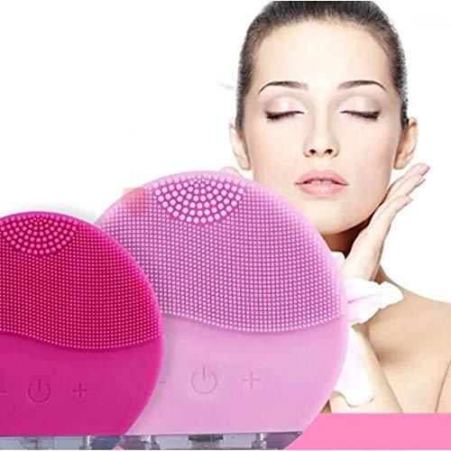 Esponja Massageadora Para Limpeza Eletrica E Massageador Aparelho Escova De Limpeza Facial (rosa)