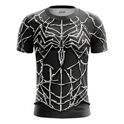 Camisa Camiseta Homem Aranha simbionte - Trajem, uniforme, 3d (Venom) (3-4 Anos)