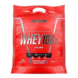 Whey 100% Pure 907g Pouch Integralmedica - Chocolate maltado