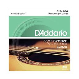 Encordoamento Para Violão Aço .012-.054 D'Addario Bronze 85/15 EZ920