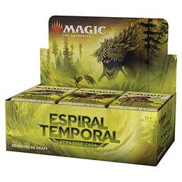Magic: The Gathering - Caixa de Boosters de Draft de Espiral Temporal Remasterizada | 36 boosters (540 cards de Magic)