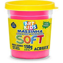 Acrilex Soft Massa de Modelar, Rosa (Maravilha), 150 g