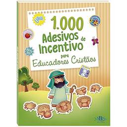 1000 Adesivos de Incentivo p/ Educ. Cristãos