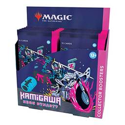 Magic: The Gathering - Caixa de Boosters de Colecionador de Kamigawa: Dinastia Neon | 12 boosters (180 cards de Magic)