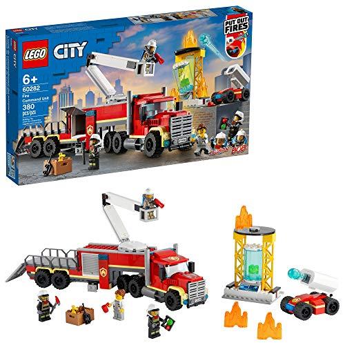 60282 LEGO® City Unidade de Controle de Incêndios; Kit de Construção (380 peças)