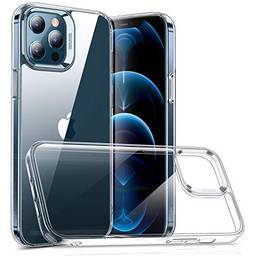 ESR Hybrid Case for iPhone 12, iPhone 12 Pro [Hard Back & Soft Frame] [Shock-Resistant Clear Case] Classic Series – Clear