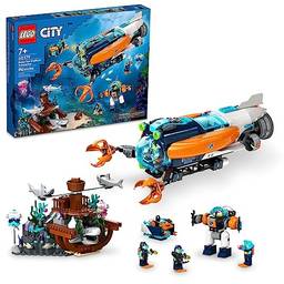 LEGO Set City Exploration 60379 Submarino Explorador do Fundo do Oceano 842 peças