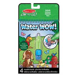 Melissa & Doug - Water Wow! Jogo de Colorir com Água: Animais, 3+ Anos, Multicolorido, 5376