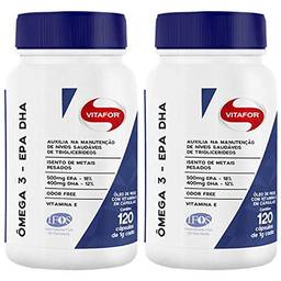 Ômega 3 EPA/DHA - 2 unidades de 120 cápsulas - Vitafor