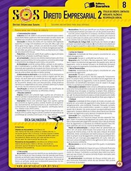 SOS Direito empresarial 2 - 2ª edição de 2013: 8