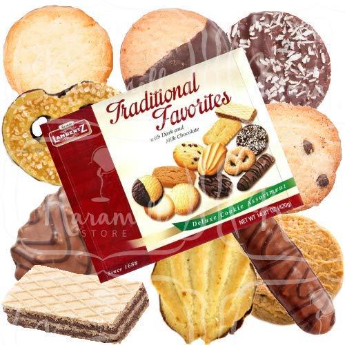 Lambertz Traditional Favorites - Biscoitos Amanteigados Com Chocolate - Importado da Polônia