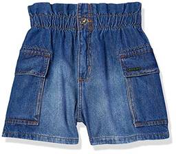 Shorts Jeans Clochard Colcci Fun, Meninas, Indigo, 14