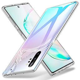 ESR Essential Zero compatível com a capa Galaxy Note 10 Plus, feita com TPU fino, transparente e macio, capa de silicone flexível para Samsung Galaxy Note 10+ / 10 Plus / 5G 6,8 polegadas (2019), gelatina transparente