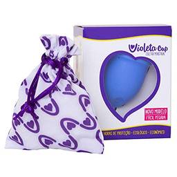 Coletor Menstrual Violeta Cup Tipo A Cor Azul, Violeta Cup