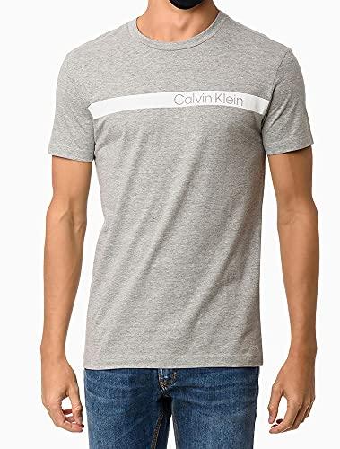 Camiseta institucional,Calvin Klein,Cinza,Masculino,M