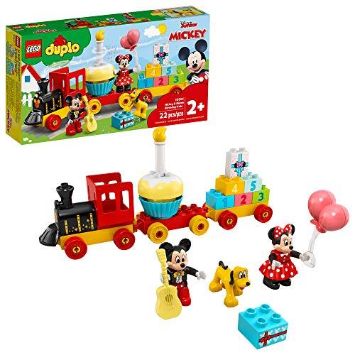 10941 LEGO® DUPLO® ? Disney O Trem de Aniversário do Mickey e da Minnie; Brinquedo de Construção (22 peças)