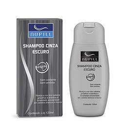 Shampoo 120ml, Nupill, Grafite, Cinza Escuro