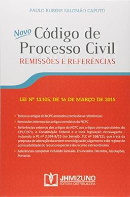Código de Processo Civil. Remissões e Referências