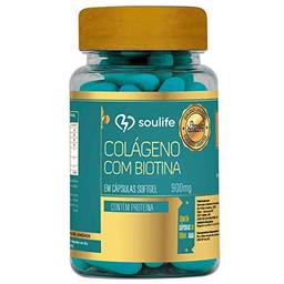 Colágeno com Biotina 900mg - 60 Cáps - Soulife, Soulife