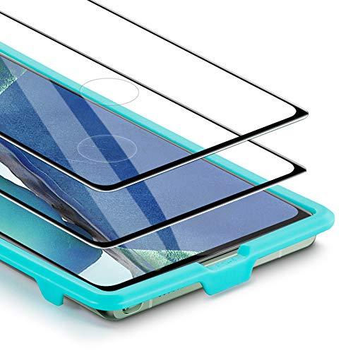 ESR Protetor de tela de vidro temperado para Samsung Galaxy Note 20 [2-pack] [resistente a arranhões] [Full Screen Coverage]