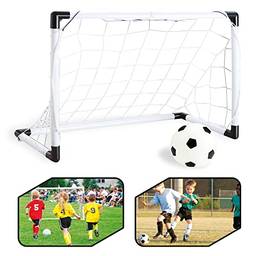 Brinquedo Conjunto Golzinho de Futebol com Trave, Rede e Bola