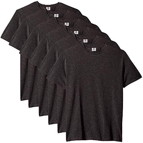 Kit com 6 Camisetas Masculina Básica Algodão Part.B Premium (Chumbo, M)