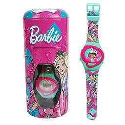Barbie - Relógio Digital no Cofrinho, Multicor