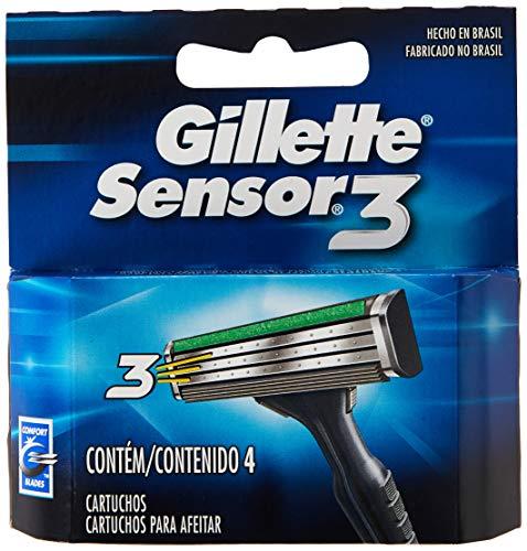 Carga Gillette Sensor com 4 Unidades, Gillette