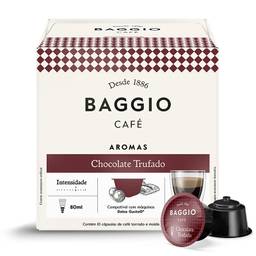 Cápsulas de Café Baggio Café Aroma Chocolate Trufado, compatível com máquinas Dolce Gusto, contém 10 cápsulas