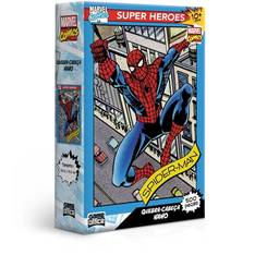 Marvel Comics - Homem Aranha - Quebra-Cabeça 500 peças Nano - Toyster Brinquedos, Multicolorido