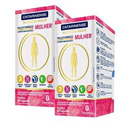 Polivitamínico A-Z Mulher - 2 unidades de 60 Cápsulas - Catarinense