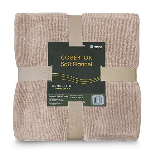 Cobertor Soft Flannel Cationic Casal - Appel - Canela