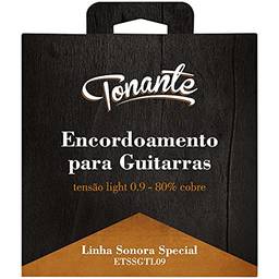 Encordoamento Para Guitarra - Sonora Special - TensãO Light 0.9 - 80% Cobre - Etssgtl09 - Tonante