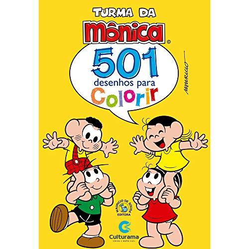 501 DESENHOS PARA COLORIR TURMA DA MONICA