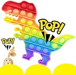 Pop It Fidget Toy Bubble Brinquedo Sensorial AMG Dinossauro