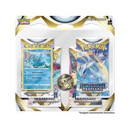 Blister Quadruplo Pokémon Manaphy Espada e Escudo 12 Tempestade Prateada, Cor: Estampado - Copag