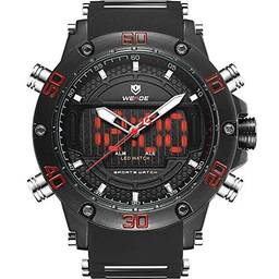 Relógio Masculino Weide AnaDigi WH-6910 - Preto e Vermelho, WEIDE, Masculino, multi-colored