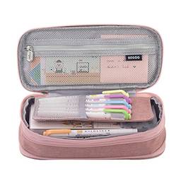 Henniu Estojo de lápis de grande capacidade escolar caixa de lápis papelaria bolso com zíper para escritório armazenamento doméstico multicamadas bolso de armazenamento presente para crianças crianças