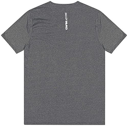 Camiseta Slim Harder Dry Enfim Active, Cinza Escuro, Masculino, M