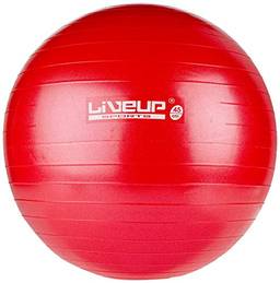 Bola Suiça Premium, 45 cm, Vermelha, LiveUp Sports