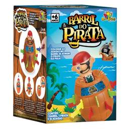 Brinquedo Pula Pirata Barril Infantil Jogo De mesa Brinquedo Pirata