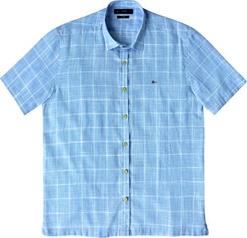 Camisa Slim Xadrez Soft, Aramis, Masculino, Azul Claro, P