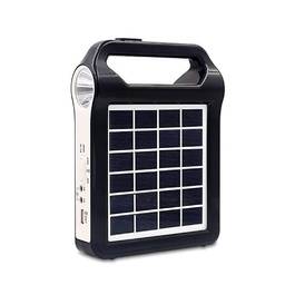 NEARAY Gerador De Energia Solar, Painel Solar Portátil De 9W, Porta Usb Com Iluminação De Lâmpada