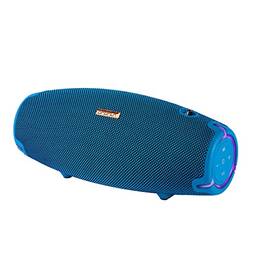 Caixa de Som Sabala DR-105, Bluetooth, 10W RMS, Bluetooth 5, 10 horas de reprodução, alto-falante para casa, ao ar livre, viagens (Azul)