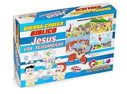 Quebra-Cabeça Bíblico Jesus Vida Ressurreição Carlu Brinquedos